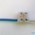 Varias opciones para conectar cables trenzados.